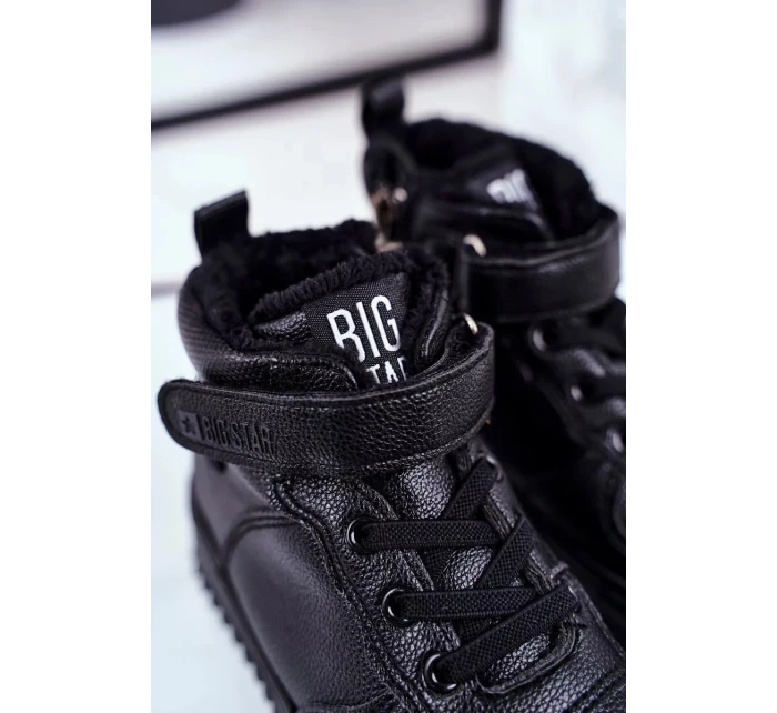 Children's Insulated Sports Shoes Big Star Black
