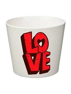 LOVE (VERZE 4) - velký květináč 