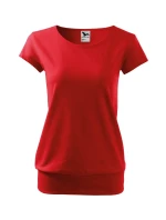 City tričko dámské červená City tričko dámské červená