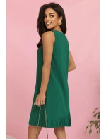 elegantní trapézové šaty s asymetrickým řasením model 21218048 - numoco