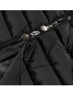 KURTKA PIKOWANA Z KAPTUREM CZARNA model 21244983 - MINORITY