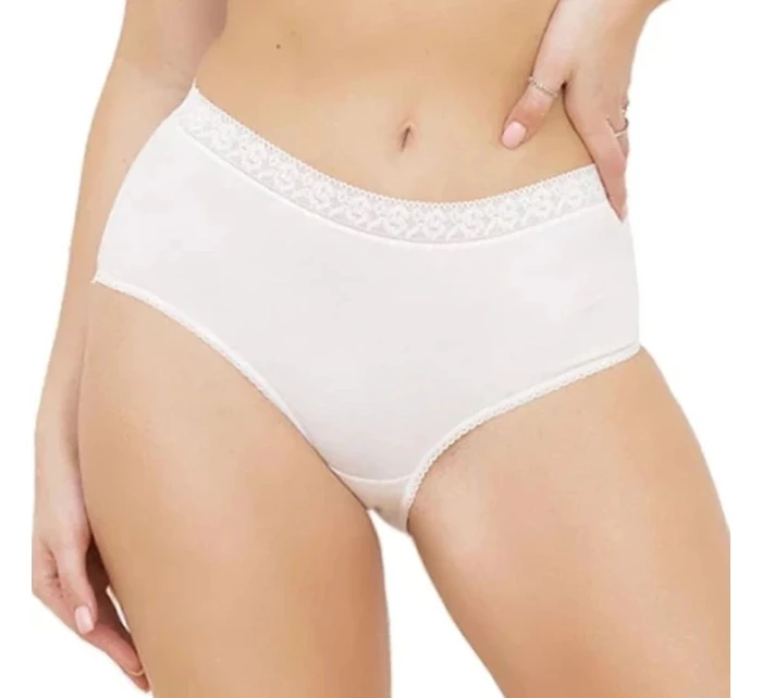 Dámské kalhotky Fiore maxi white - ITALIAN FASHION