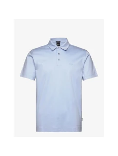 Pánská modrá polokošile BOSS Palosh 30 AZZURRO slim fit (50471335-450)