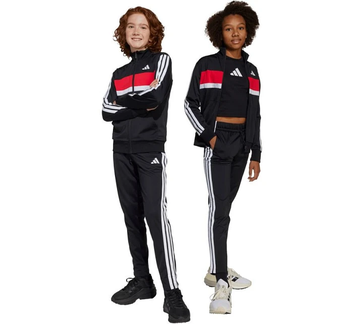 Tepláková souprava adidas Seasonal Essentials Tiberio 3-Stripes Jr JC7519