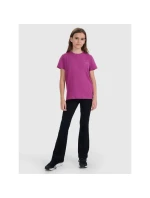 Dětské hladké tričko (SADA 2) 4F 4FJRAW25TTSHU3157-92S