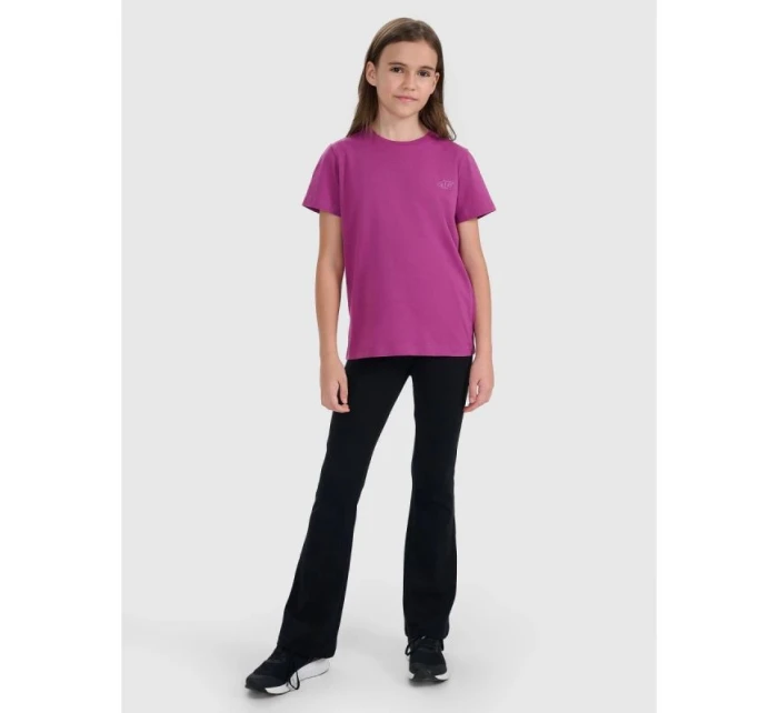 Dětské hladké tričko (SADA 2) 4F 4FJRAW25TTSHU3157-92S