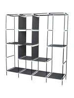 168x45x172CM TEXTILNÍ ZAHRADNICTVÍ Tmavě šedá 45238 168x45x172CM TEXTILNÍ ZAHRADNICTVÍ Tmavě šedá 45238