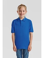 Fruit of the Loom Kids 65/35 Polo Dětské piqué polo 16.3417 royal blue Fruit of the Loom Kids 65/35 Polo Dětské piqué polo 16.3417 royal blue