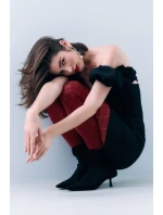 Fiore Fusil 40 DEN G6129 barva: třešňově červená Fiore Fusil 40 DEN G6129 barva: třešňově červená