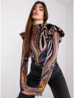 Halenka DHJ BZ 6533C.90 černá a béžová