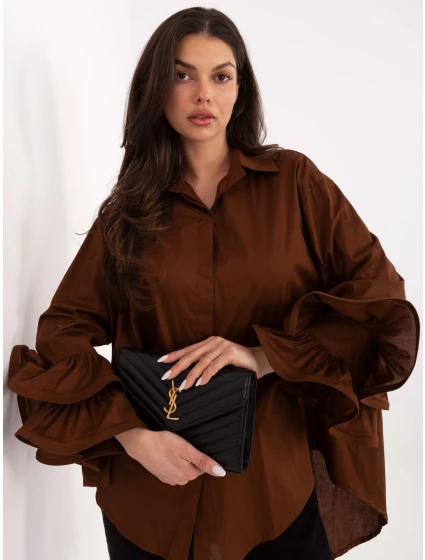 Koszula IT KS model 21776411 brązowy - FPrice