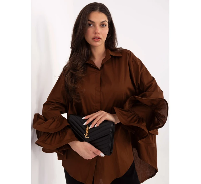 Košile IT KS 8381.56 hnědá