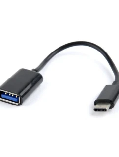 Kabel GEMBIRD A-OTG-CMAF2-01 (USB typ C M - USB 2.0 F; 0,20 m; barva černá)