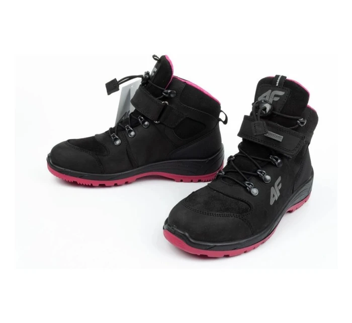 Dětská treková obuv HJZ21-JOBMW251 černá - 4F Dětská treková obuv HJZ21-JOBMW251 černá - 4F