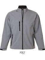 SOL'S Relax Pánská 3-vrstvá softshellová bunda model 22523620 grey melange SOL'S Relax Pánská 3-vrstvá softshellová bunda model 22523620 grey melange
