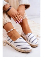 Dámské klasické espadrilky Big Star model 21580313 Bílé - Big Star Shoes Dámské klasické espadrilky Big Star model 21580313 Bílé - Big Star Shoes