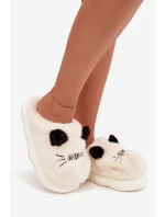 Kožešinové dámské pantofle Smile béžové model 21772466 - Boto Kožešinové dámské pantofle Smile béžové model 21772466 - Boto