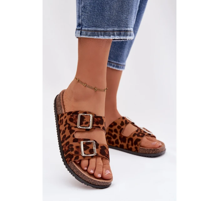 Dámské pantofle s pásky Panterka model 21908434 - Boto