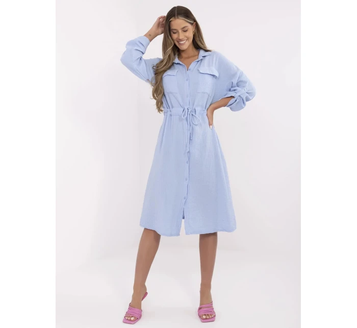 Šaty MI SK 91166.73 světle modré