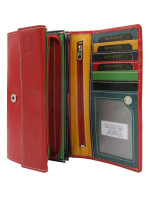 Dámské kožená peněženka Červená model 19455922 - FPrice