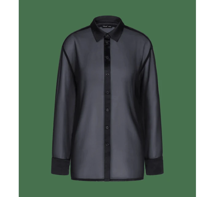 A Weekend to model 21295122 Shirt BLACK BLACK - Triumph A Weekend to model 21295122 Shirt BLACK BLACK - Triumph