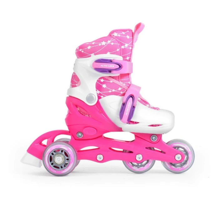 Sport Pink LED kolečkové brusle 2 v 1 model 21761702 - SMJ