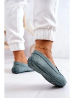 Dámské Semišové Mokasíny máta Morreno Dámské Semišové Mokasíny máta Morreno