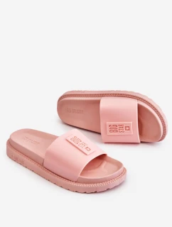 Dámské pantofle Big Star LL274425 Světle růžové