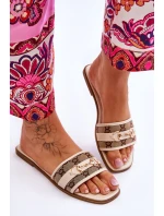 Klasické ploché podpatky Béžové model 21620363 - Boto