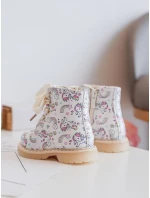 Dětské Boty S Zipem Bežové model 21634754 - Boto