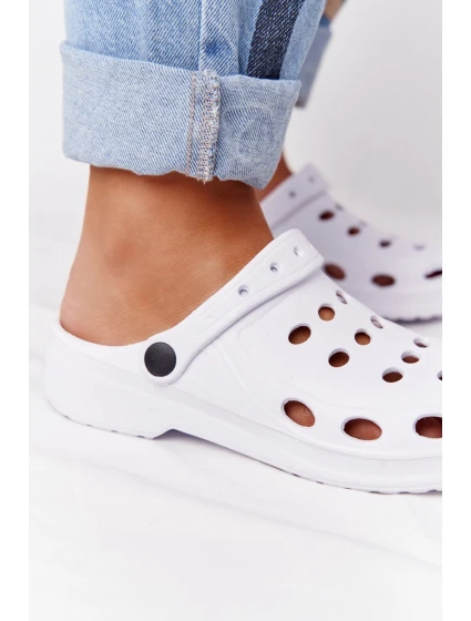 Dámské Nazouváky Bílé Pěnové EVA Dámské Nazouváky Bílé Pěnové EVA