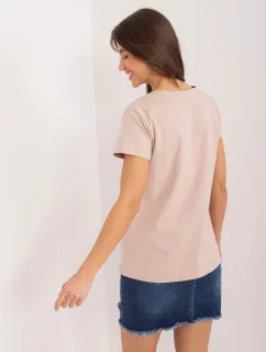 Bluzka RV BZ model 19768935 ciemny bezowy - FPrice