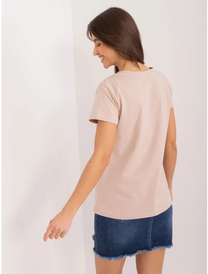 Bluzka RV BZ model 19768935 ciemny bezowy - FPrice