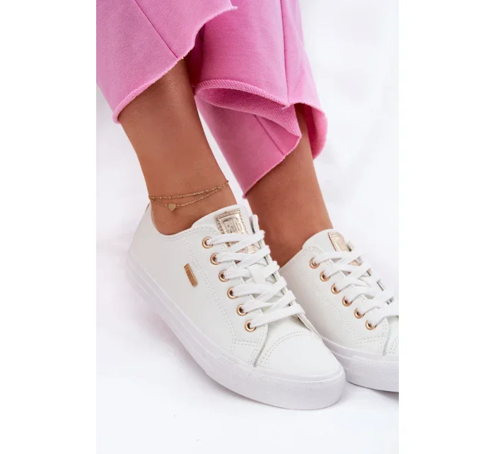 Dámské tenisky z ECO kůže Big Star – bílé Dámské tenisky z ECO kůže Big Star – bílé