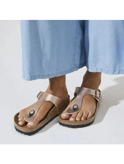 Dámské nazouváky / žabky Gizeh BS model 20276842 Hnědá - Birkenstock