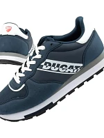 Pánské sportovní boty DS410-11 Tmavě modrá s bílou - Ducati
