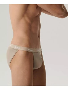 Pánské slipy / tanga 3PACK 3BMP-1582 Béžová - Atantic