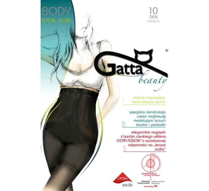Dámské punčochové kalhoty BODY SLIM 10 10 DEN model 18378047 - Gatta Dámské punčochové kalhoty BODY SLIM 10 10 DEN model 18378047 - Gatta