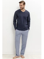 Pyžamo Taro 3669 Dorian, dlouhé rukávy, 3XL–4XL, Z26
