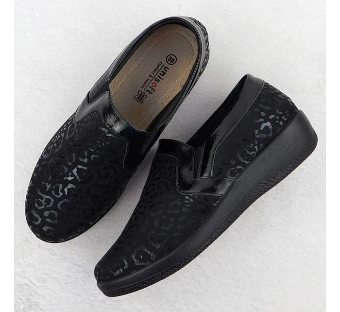 Dámské pohodlné nazouvací boty Unisoft 8910 v maskáčovém provedení