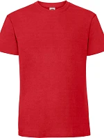 Fruit of the Loom Iconic 195 T Pánské těžké tričko 16.1422 red
