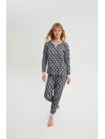 Pyžamo s dlouhými rukávy model 18936774 - Vamp