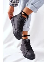 Vysoké Tenisky Big Star Černé model 21561479 - Big Star Shoes