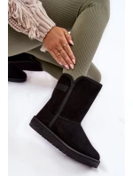 Dámské vysoké boty do sněhu Big Star model 21600022 Černe - Big Star Shoes