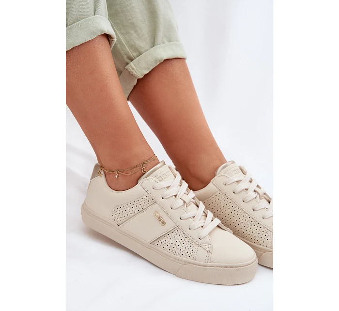 Dámské síťované tenisky Big Star TT274292 Béžové