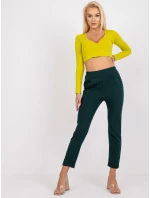 DHJ kalhoty SP 13926.02 tmavě zelená