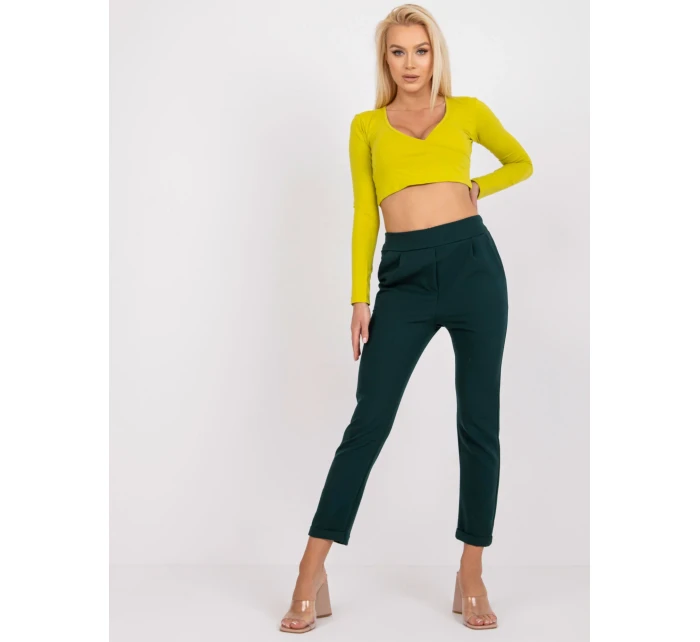 DHJ kalhoty SP 13926.02 tmavě zelená