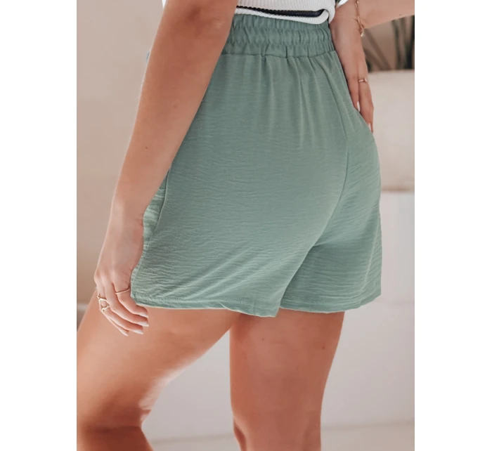 Dámské látkové šortky SUMMER zelené model 21987208 - Dstreet