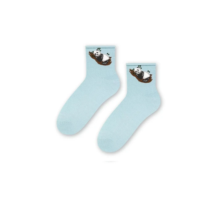 Vzorované netlačící ponožky Steven art.099 35-40