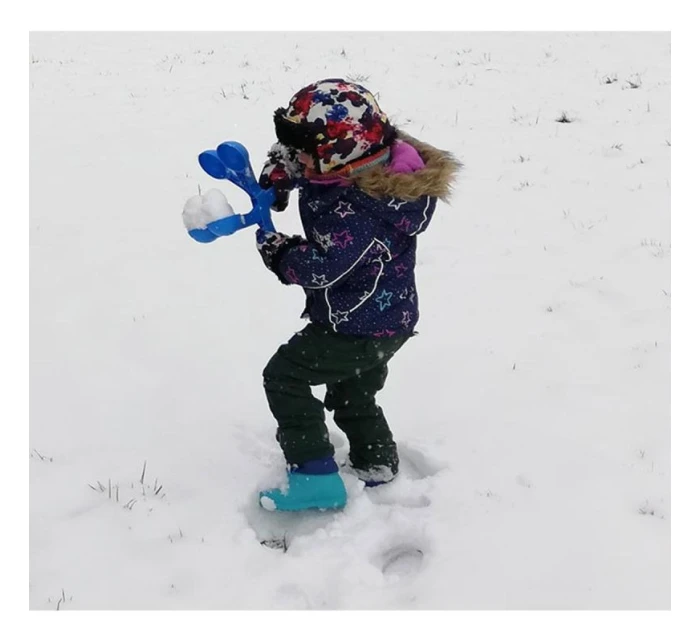 SNOWBALL MAKER SNĚHOVÁ KOULE JEDNODUCHÁ MODRÁ 1064499